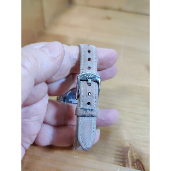 Fossil Jacqueline Ladies Casual Stainless Steel Leather Quartz Watch ES4151 READ - Picture 5 of 7